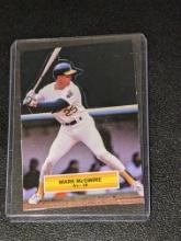 Mark Mcgwire  1988 leaf card cut out fold card Vintage