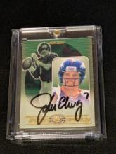 2000 Donruss Preferred QBC Pen Pals John Elway #PP-7 Auto HOF