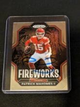 Patrick Mahomes II autographed card w/coa