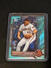 006/199 SP 2022 Bowman Draft Chrome 1st Dylan Ray True aqua Refractor Rc