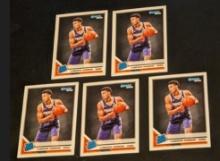 x5 lot all being Cameron Johnson 2019-20 Donruss Rated Rookie RC #210's