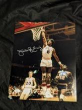 Julius Erving 11x14 autographed photo with JSA COA/witnessed