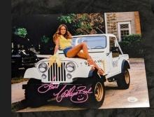 Catherine Bach 11x14 autographed photo with JSA COA/witnessed