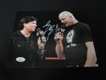 Eric Bischoff Signed 8x10 Photo JSA Witnessed