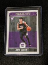 2017-18 Panini NBA Hoops #265 Justin Jackson Rookie RC Sacramento Kings