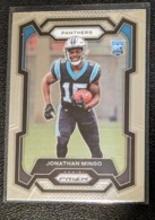 #312 Jonathan Mingo RC - Carolina Panthers 2023 Panini Prizm Base NFL