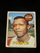 1969 Topps #62 Chico Salmon Seattle Pilots Vintage Baseball Card