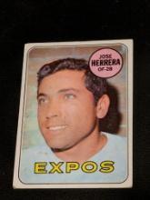 1969 Topps #378 Jose Herrera Montreal Expos Vintage Baseball