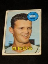 1969 Topps Clay Carroll #26 MLB Baseball Card Cincinnati Reds Vintage