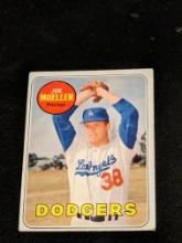 VINTAGE 1969 Topps - JOE MOELLER # 444 - Dodgers