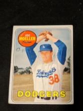 #444 JOE MOELLER 1969 Topps - Dodgers Vintage