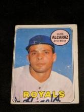 1969 Topps Baseball Card #437 Luis Alcaraz Royals Vintage