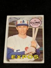 1969 Topps #442 Ty Cline Montreal Expos Vintage Baseball Card
