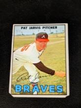 1967 Topps #57 Pat Jarvis Rookie Atlanta Braves MLB Vintage Baseball Card