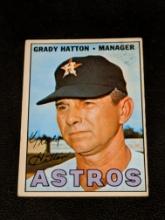 1967 TOPPS BASEBALL # 347 GRADY HATTON