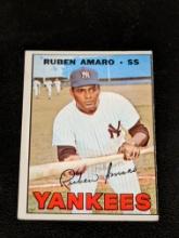 #358 1967 Topps Ruben Amaro New York Yankees Vintage Baseball Card