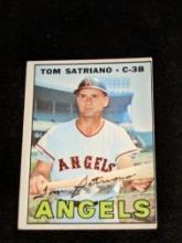 1967 Topps #343 Tom Satriano California Angels Vintage Baseball Card (