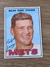 1967 Topps Baseball Card #59 Ralph Terry Pitcher New York Mets