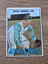 DICK GREEN 1967 topps card #54