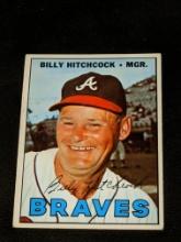 1967 Topps Baseball Billy Hitchcock #199 Atlanta Braves Vintage