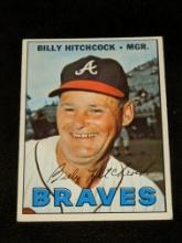 1967 Topps #199 Billy Hitchcock Atlanta Braves MLB Vintage Baseball Card