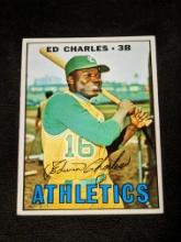 1967 Topps #182 Ed Charles Kansas City Athletics MLB Vintage Baseball Card