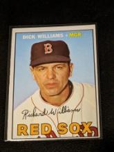 1967 Topps - #161 Dick Williams Boston Red Sox, Mgr MLB HOF