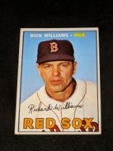 Vintage 1967 Topps - #161 Dick Williams Boston Red Sox, Mgr MLB HOF