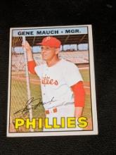 1967 Topps #248 Gene Mauch Philadelphia Phillies MLB Baseball Vintage Card