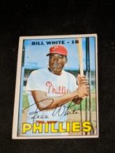 1967 TOPPS BASEBALL #290 Bill White Philadelphia Phillies