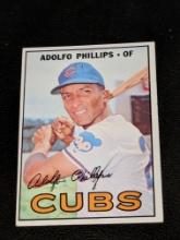 Vintage 1967 Topps #148 Adolfo Phillips Chicago Cubs MLB Vintage Baseball Card