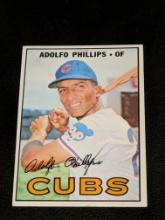 #148 1967 Topps  Adolfo Phillips Chicago Cubs MLB Vintage Baseball Card