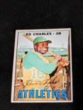 1967 Topps #182 Ed Charles Kansas City Athletics MLB Vintage Baseball Card