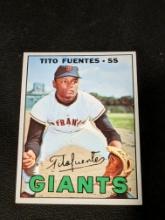 1967 Topps #177 Tito Fuentes San Francisco Giants Vintage Baseball Card