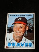 1967 Topps #199 Billy Hitchcock Atlanta Braves MLB Vintage Baseball Card