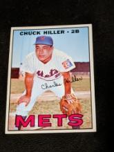 1967 Topps #198 Chuck Hiller New York Mets
