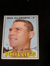 Dick Ellsworth 1967 Topps #359 MLB Philadelphia Phillies Vintage