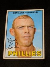 1967 Topps Don Lock #376 - Philadelphia Phillies - Vintage