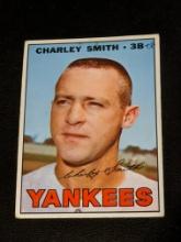 1967 Topps #257 Charley Smith New York Yankees Vintage Baseball Card