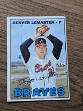 1967 Topps Baseball Denver Lemaster #288 Atlanta Braves Vintage