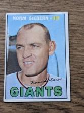 1967 Topps Baseball Card #299 Norm Siebern San Francisco Giants