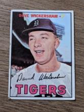1967 Topps #112 Dave Wickersham Detroit Tigers Vintage Baseball Card