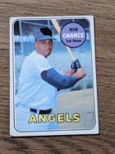 #523 1969 Topps Bob Chance California Angels Vintage Baseball Card