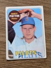 #563 1969 Topps Baseball Marty Pattin