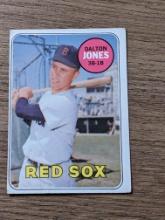 1969 Topps #457 Dalton Jones Boston Red Sox Vintage Baseball Card