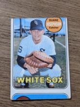 Miscut SP 1969 Topps Baseball Card #222 Duane Josephson