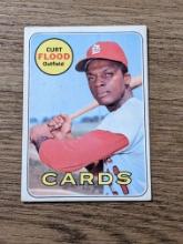 Vintage 1969 Topps Curt Flood Baseball Card #540 Cardinals