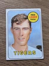 1969 Topps #373 Fred Lasher Vintage Detroit Tigers Baseball Card