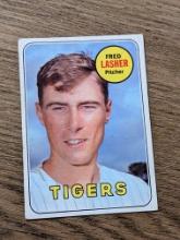 Vintage 1969 Topps #373 Fred Lasher Detroit Tigers Baseball Card