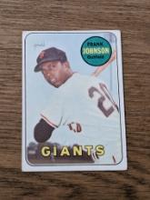 #227 1969 Topps Baseball Frank Johnson